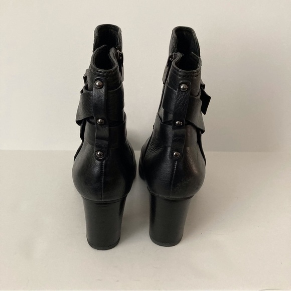 Clarks Jolissa Topaz Ankle Black Leather Boots | Size 10 - Picture 3 of 7